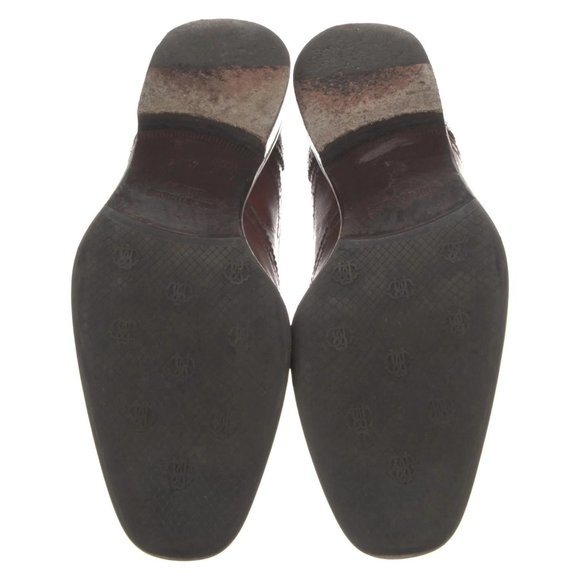 ROBERTO CAVALLI Leather Lasercut Accents Brogues Sz EU 41 US 8 w/ Box - Picture 6 of 6